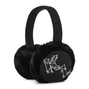 Karl Lagerfeld Black Earmuffs